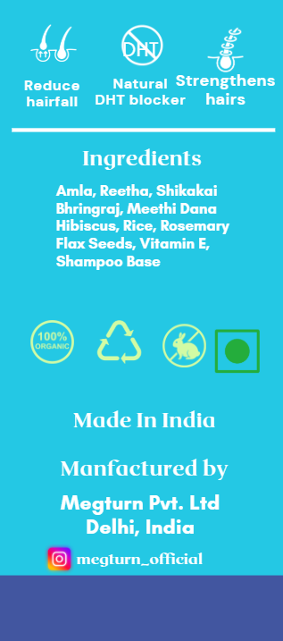MegTurn's Natural Anti-Hairfall Shampoo